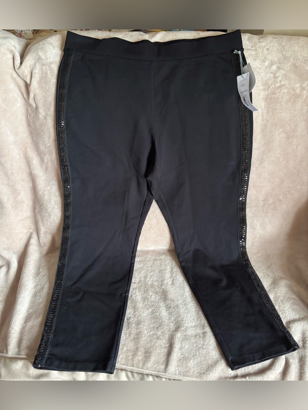 Formal Liz Claiborne Pants with Sequin Side Trim Women’s P2XL Concert